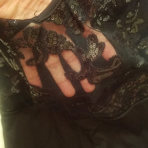 Black lace jumpsuit - Picture 5 of 6